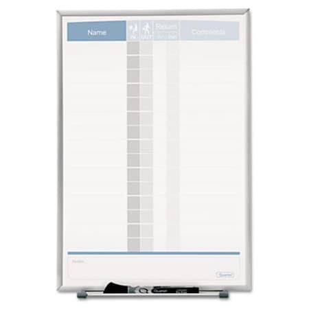 Easy-To-Organize Matrix Employee Tracking Board  11 x 16 EA40360